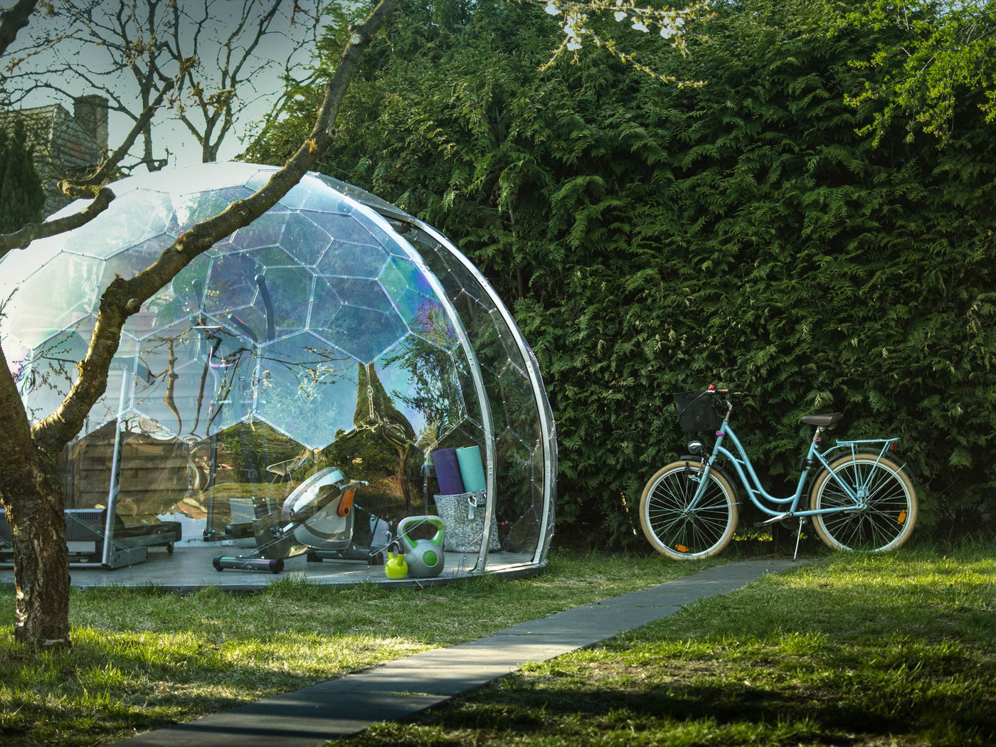 Hypedome Ihre Gartenkuppel für das Leben im Freien.